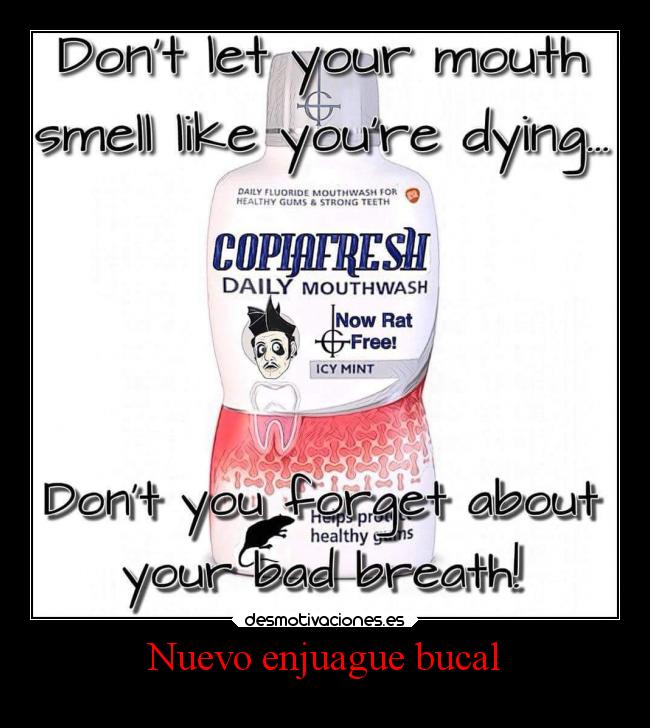 Nuevo enjuague bucal -