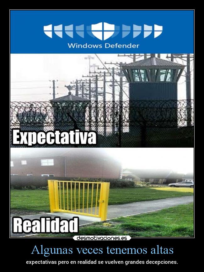 Algunas veces tenemos altas -