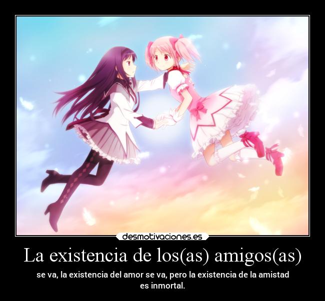 La existencia de los(as) amigos(as) -