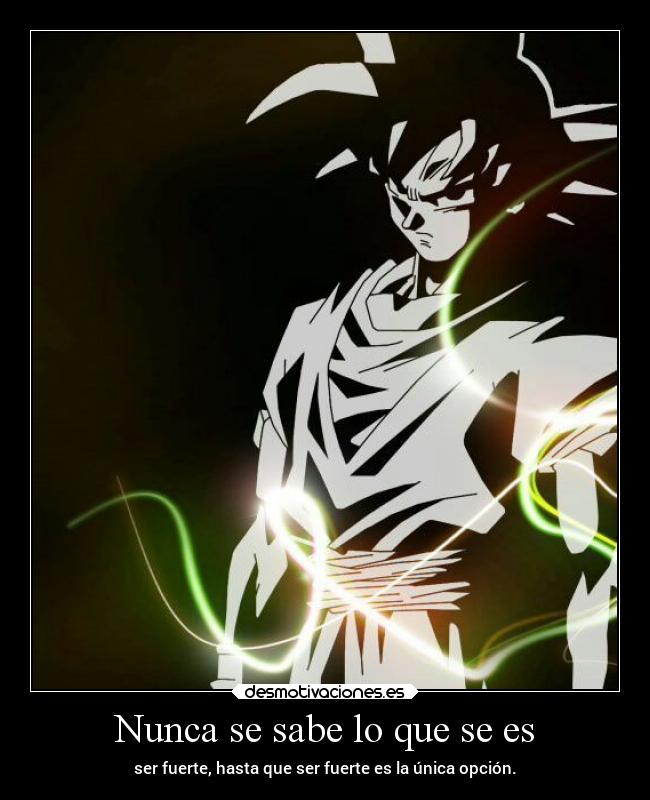 carteles anime frases dragonbleapiece goku desmotivaciones