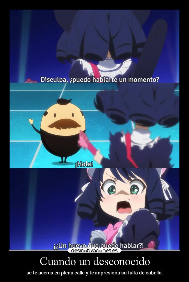 carteles anime persona acercar impresionar erosekai calvo hablar cabello raptorhunters desmotivaciones