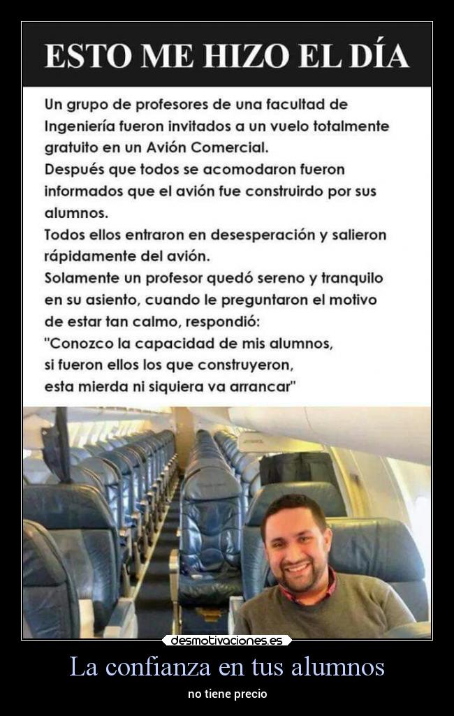 La confianza en tus alumnos - 