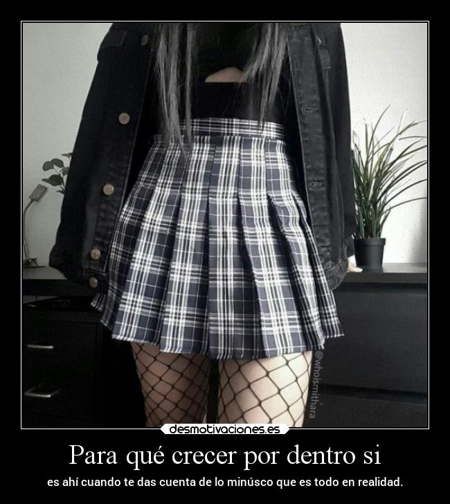 Para qué crecer por dentro si - 