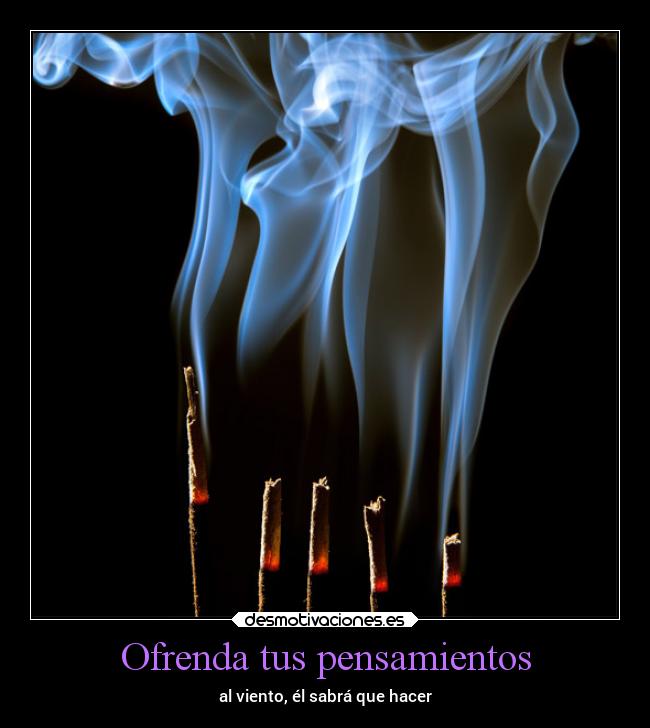 Ofrenda tus pensamientos - 