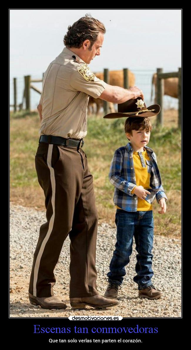 Escenas tan conmovedoras - Que tan solo verlas ten parten el corazón.