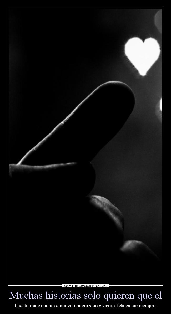 Muchas historias solo quieren que el - 