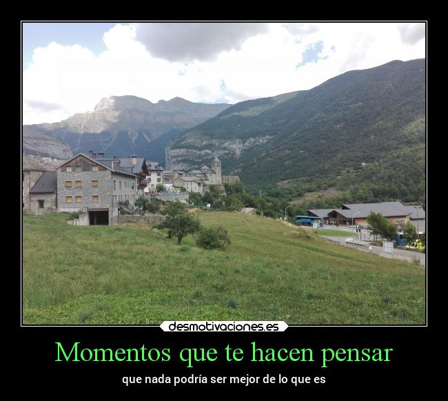 Momentos que te hacen pensar -