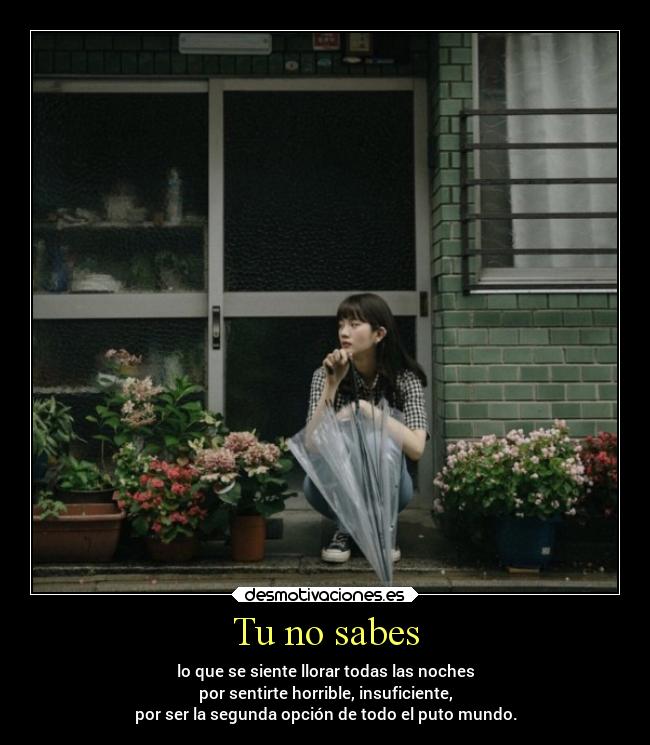 Tu no sabes - 