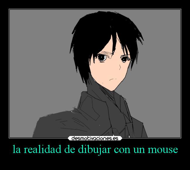 la realidad de dibujar con un mouse - 