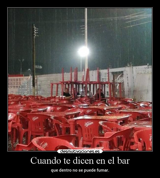 Cuando te dicen en el bar - 