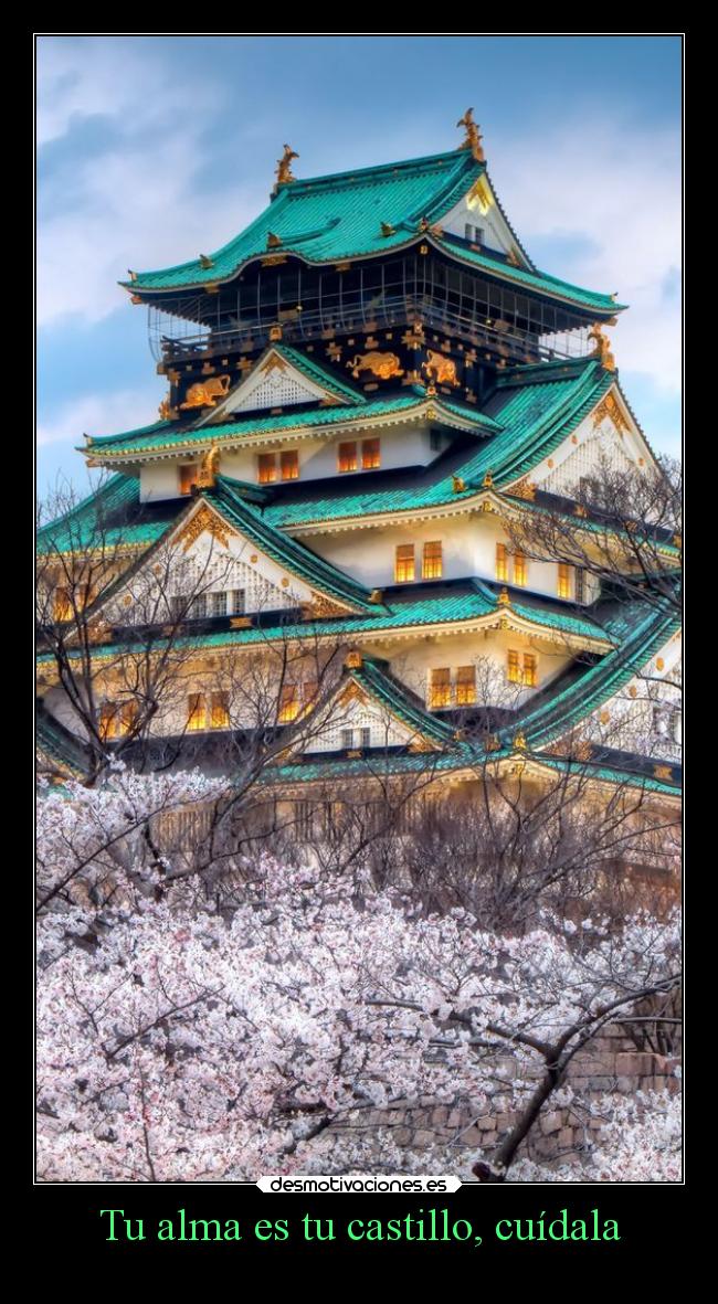 Tu alma es tu castillo, cuídala - 