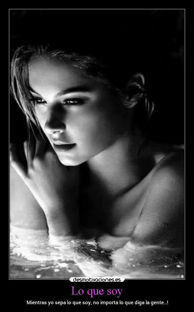 Lo que soy -