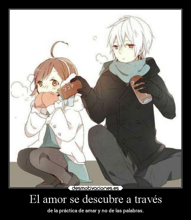 El amor se descubre a través - 