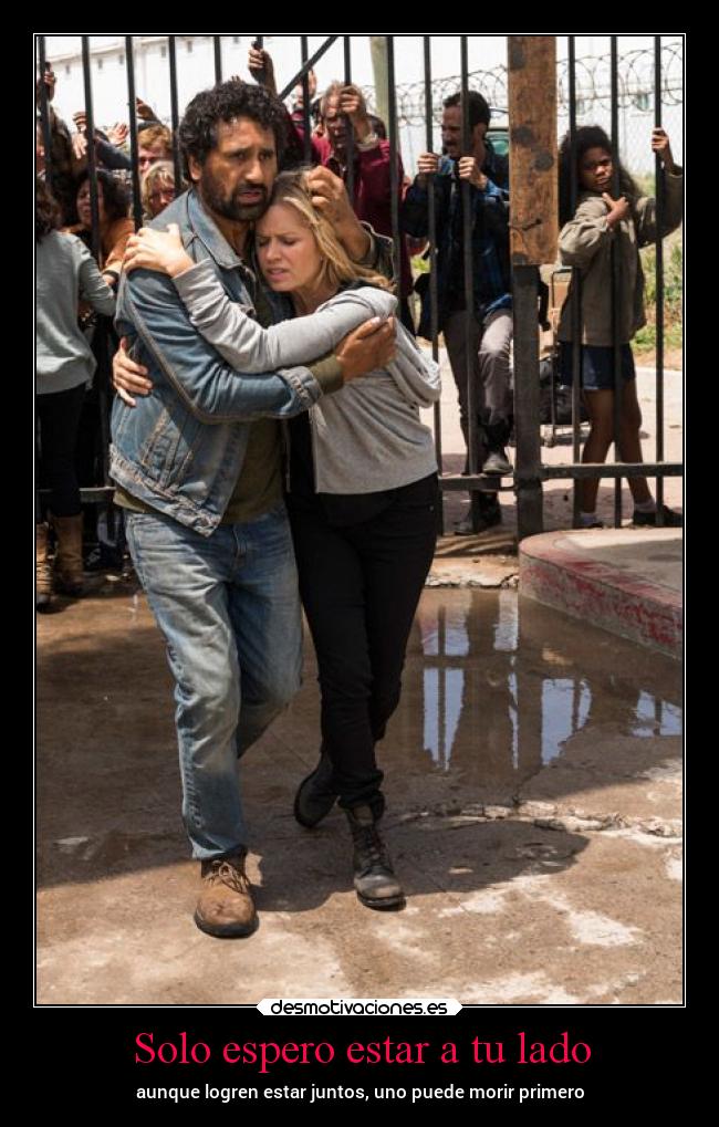 Solo espero estar a tu lado - aunque logren estar juntos, uno puede morir primero