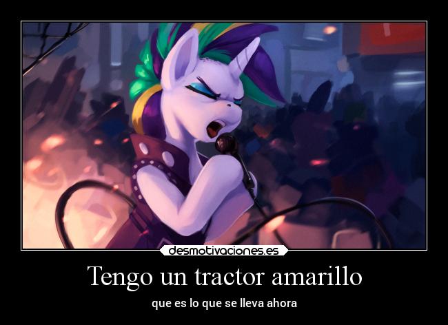 Tengo un tractor amarillo - que es lo que se lleva ahora