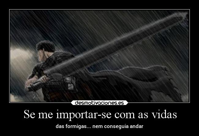 Se me importar-se com as vidas -