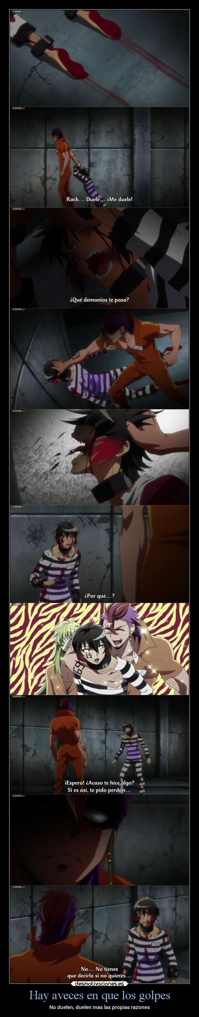 Hay aveces en que los golpes - No duelen, duelen mas las propias razones