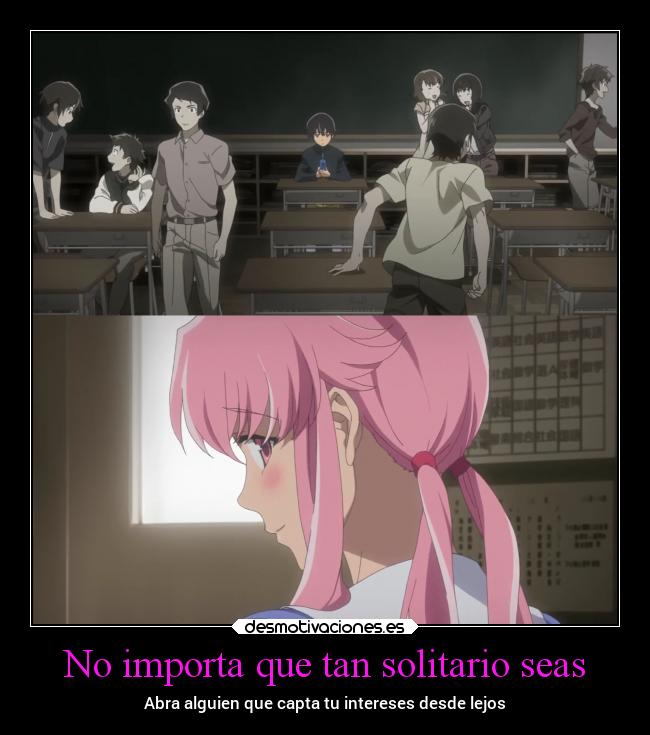 No importa que tan solitario seas - Abra alguien que capta tu intereses desde lejos