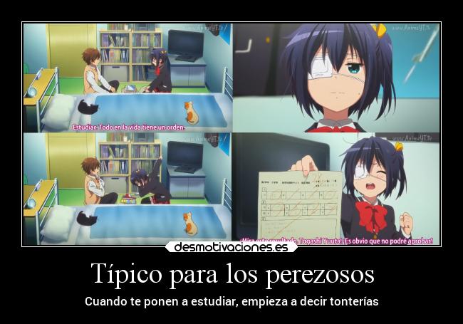 Típico para los perezosos - Cuando te ponen a estudiar, empieza a decir tonterías