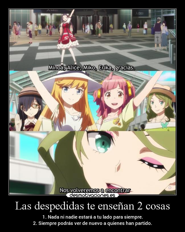 carteles anime despedida ensenar valorar estar querer raptorhunters ver encuentro erosekai desmotivaciones