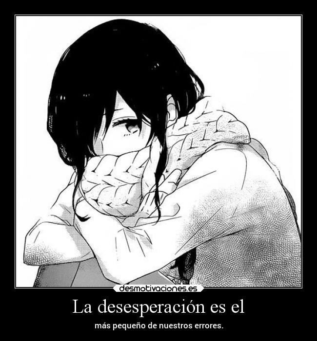 carteles anime frases desmotivaciones