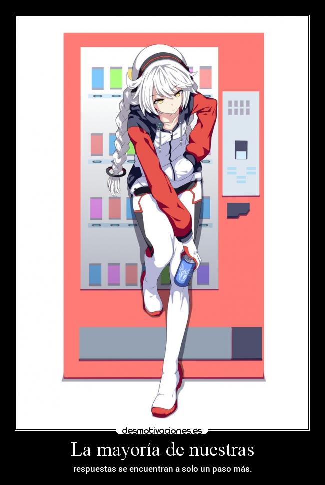 La mayoría de nuestras - respuestas se encuentran a solo un paso más.