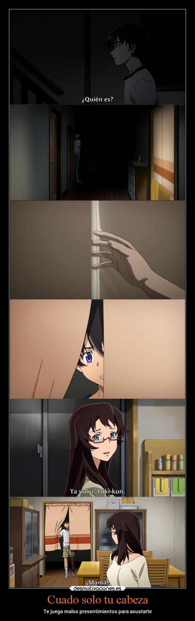 Cuado solo tu cabeza - Te juega malos presentimientos para asustarte