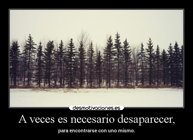 carteles ausencia vida desaparecer encontrar reflexion desmotivaciones