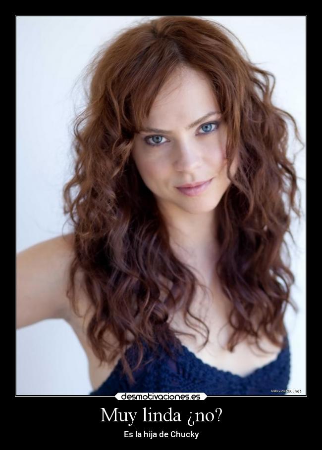 Muy linda ¿no? - Es la hija de Chucky