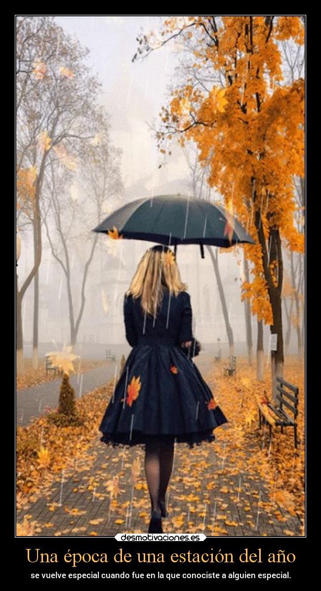 Una época de una estación del año -
