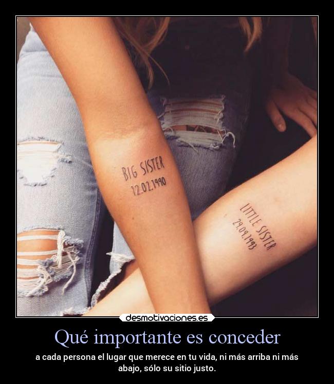 Qué importante es conceder - 