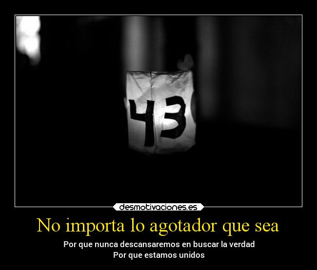 No importa lo agotador que sea - 