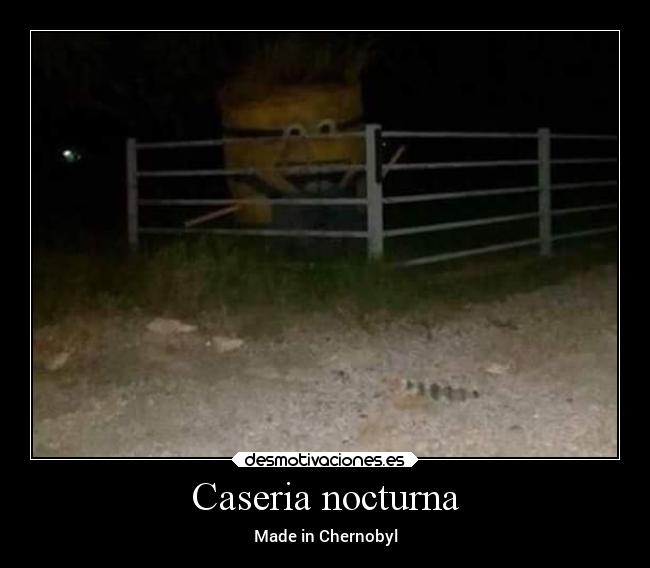 Caseria nocturna - Made in Chernobyl