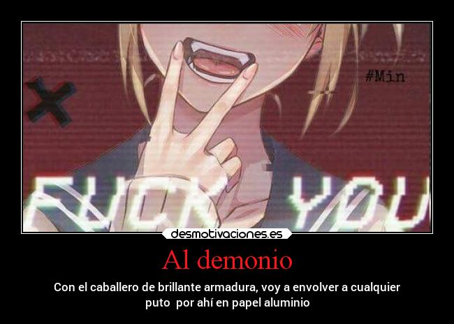 Al demonio -