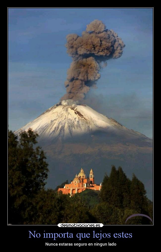 No importa que lejos estes - Nunca estaras seguro en ningun lado