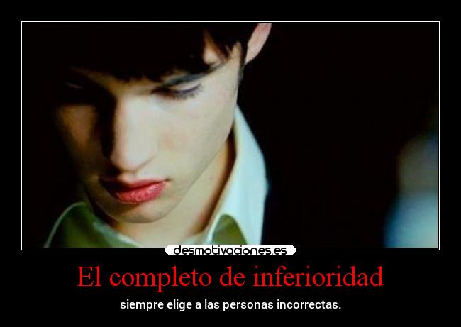 El completo de inferioridad -