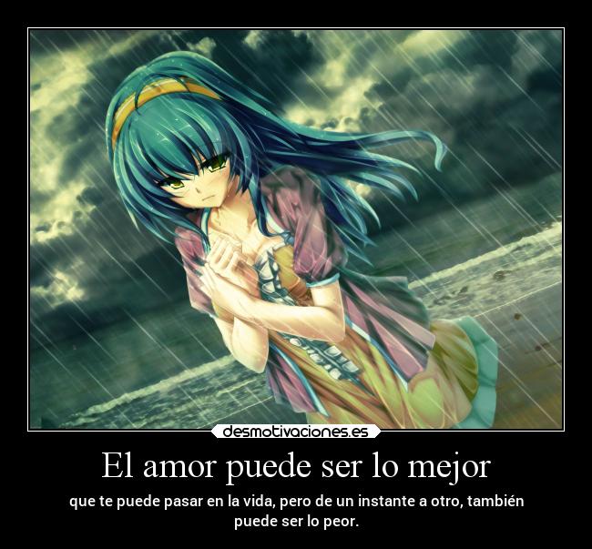 El amor puede ser lo mejor -