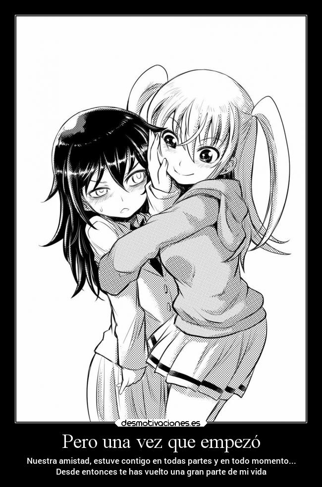 Pero una vez que empezó -