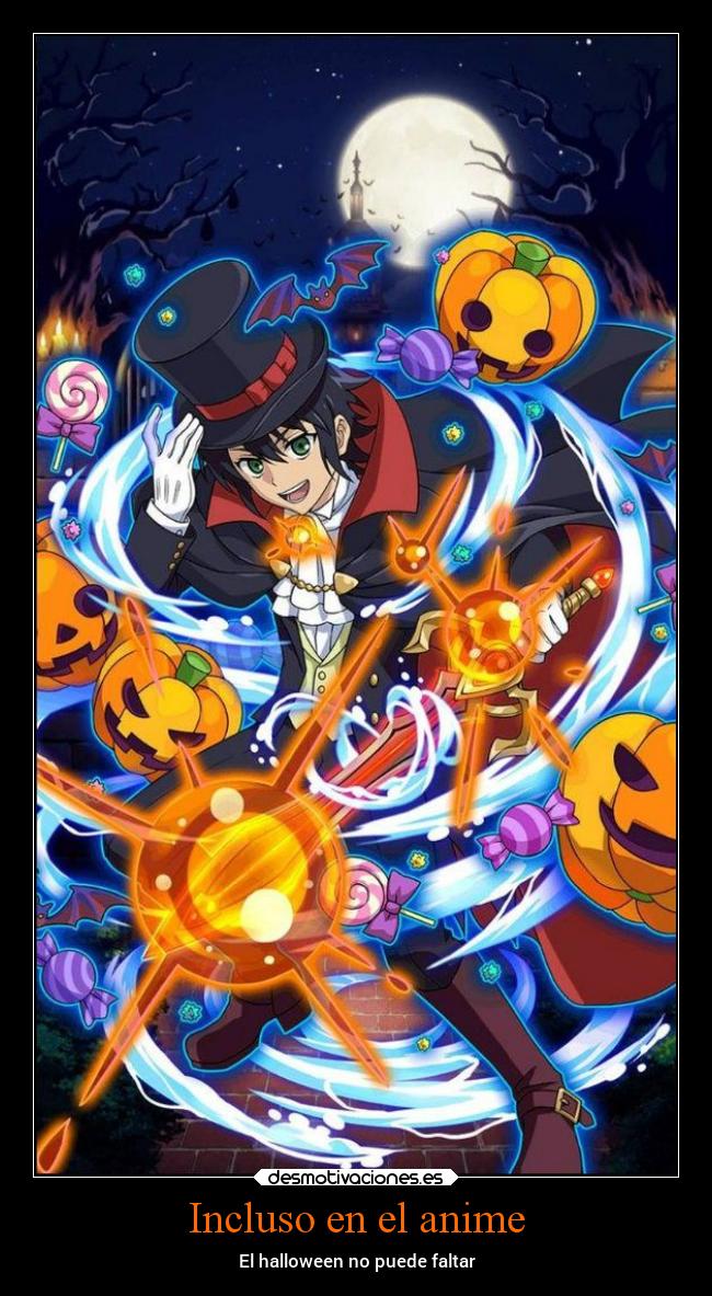 Incluso en el anime - El halloween no puede faltar