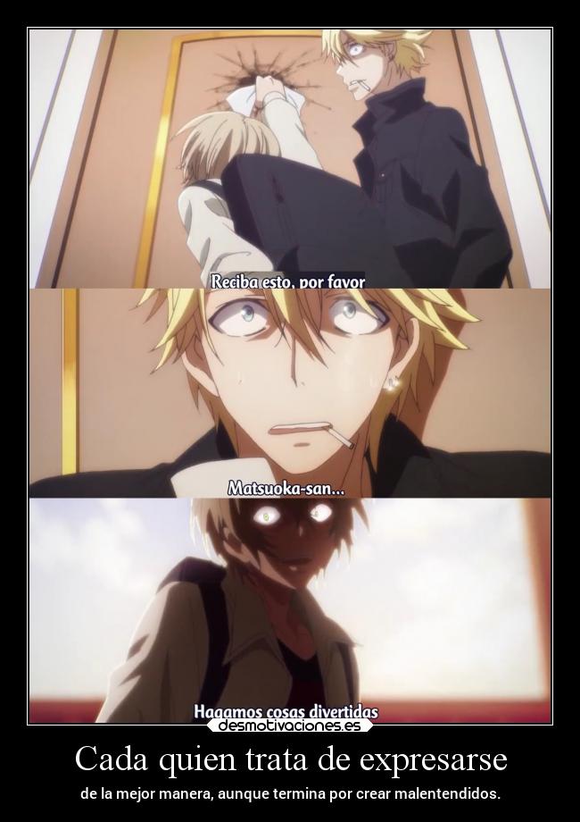 carteles anime expresar manera raptorhunters forma mejor decir erosekai malentender desmotivaciones