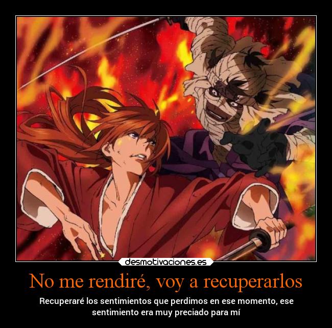 carteles anime samuraix desmotivaciones
