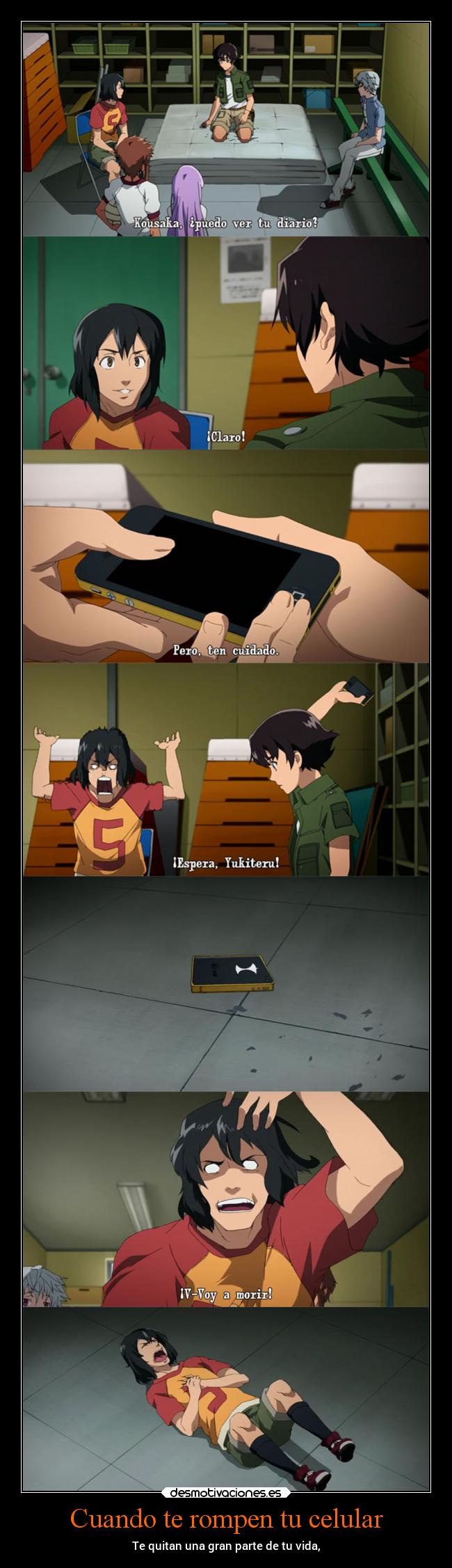 Cuando te rompen tu celular - Te quitan una gran parte de tu vida,
