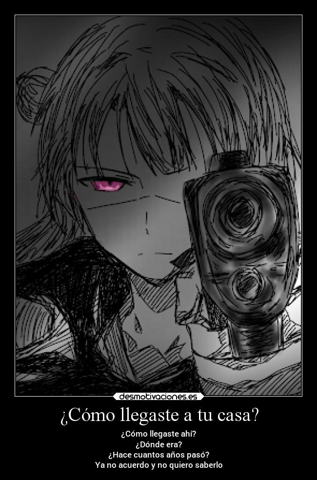 ¿Cómo llegaste a tu casa? -