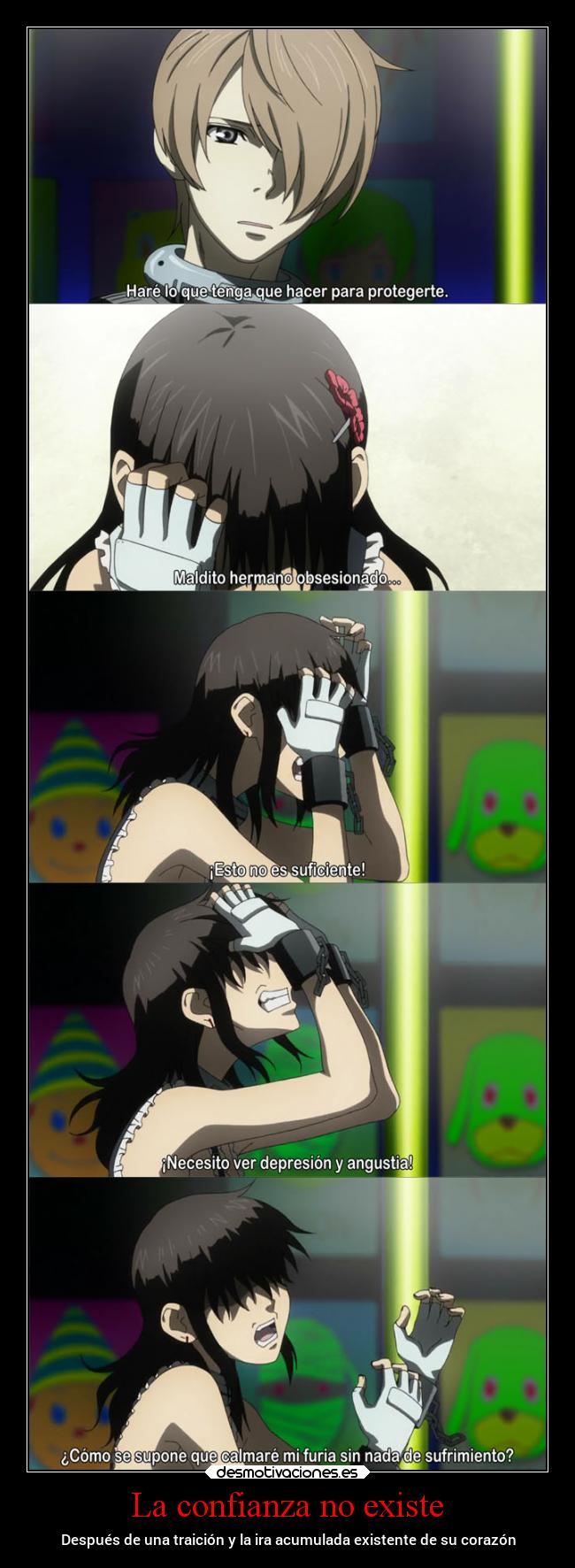 La confianza no existe - Después de una traición y la ira acumulada existente de su corazón