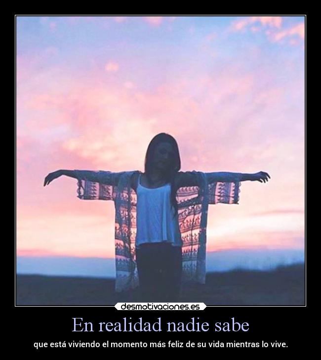 En realidad nadie sabe - 