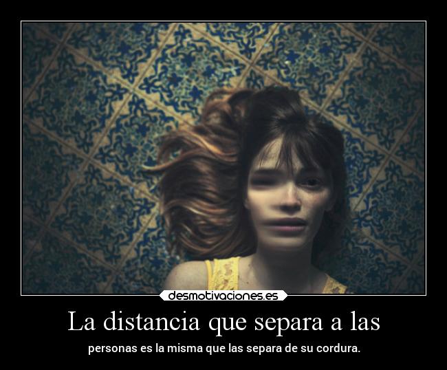 La distancia que separa a las - 