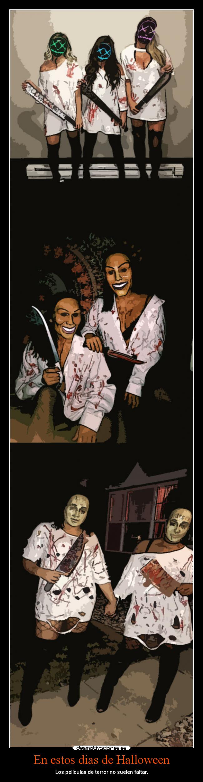 En estos dias de Halloween - Los películas de terror no suelen faltar.