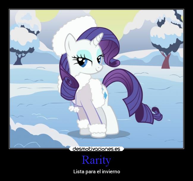 Rarity - Lista para el invierno