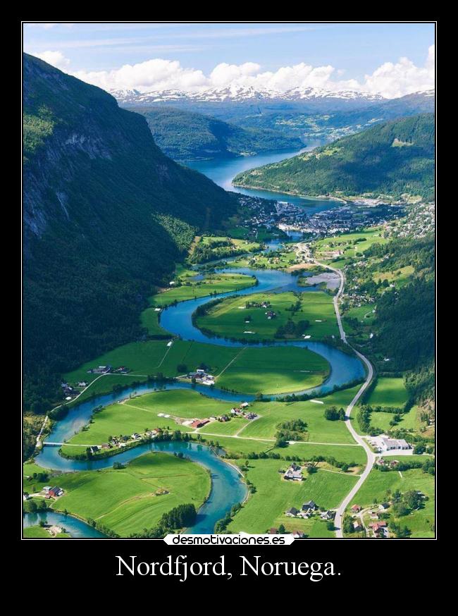 Nordfjord, Noruega. -