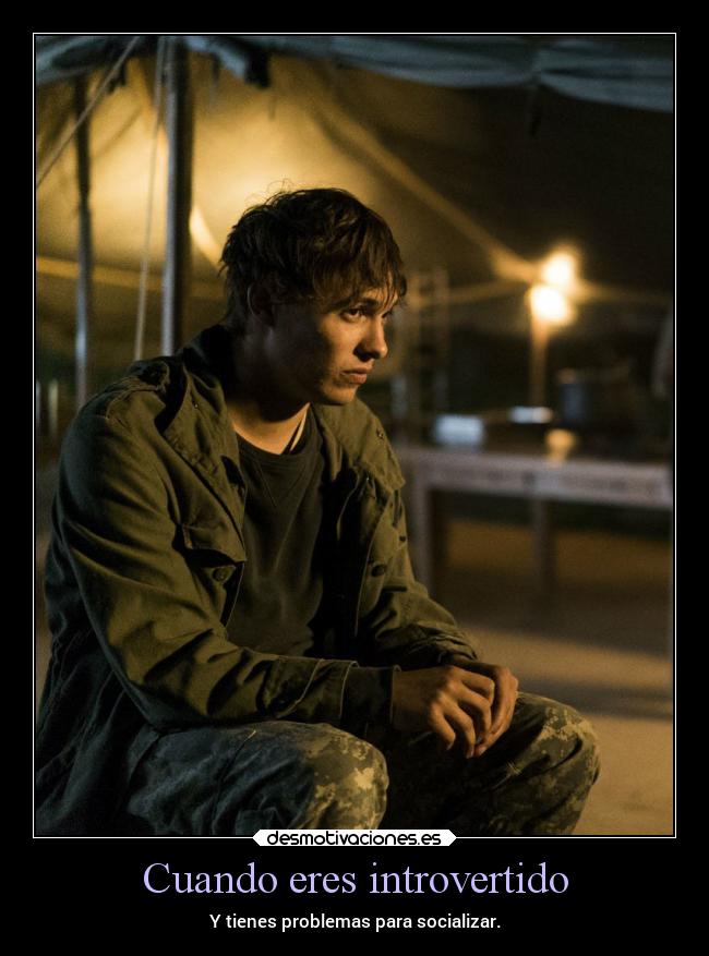 carteles problemas socializar introvertido desmotivaciones